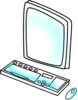 Funky Computer Art Clip Art